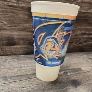 Vintage‎ Cleveland Indians Chief Wahoo Jacobs Field 3D Cup Mug  MLB Baseball